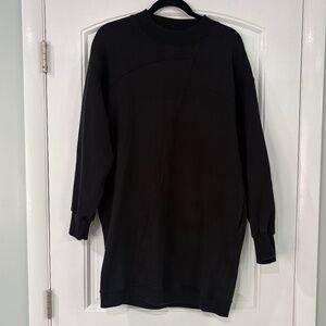 Lululemon Broken Beats Sweater Dress Black